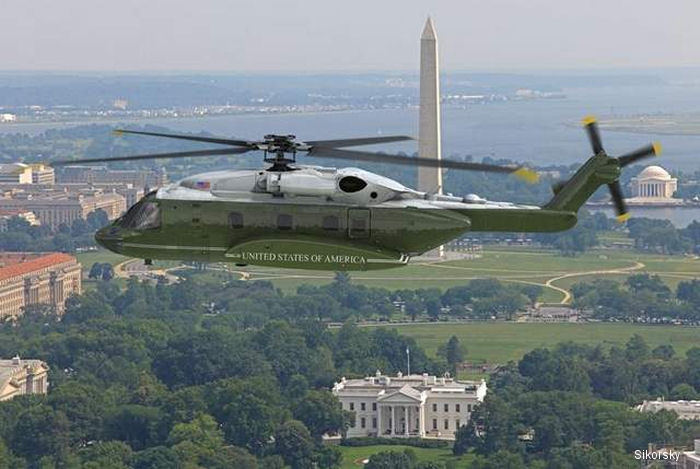 Sikorsky/Lockheed-Martin S-92 was choose as the <a href=/database/modelorg/2574/>new presidential helicopter</a> last May
