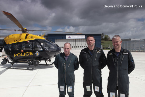 Devon Police and air ambulance relocated