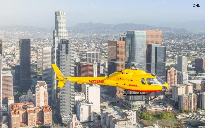 DHL launches Los Angeles helicopter service