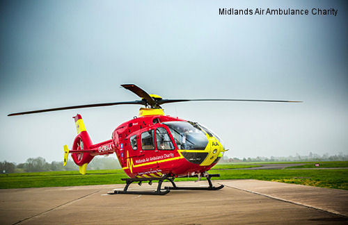 Midlands Air Ambulance EC135T2e enters service