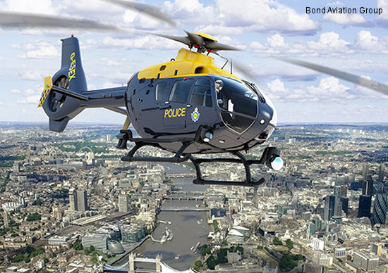 Bond Helicopters to equip UK Police EC135 T2s