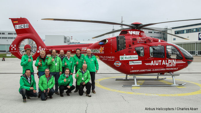 Aiut Alpin Dolomites receives first EC135T3