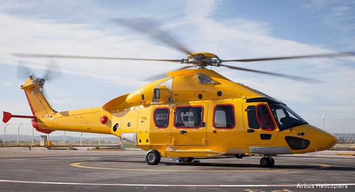 Airbus Helicopters delivered first 2 of 16 EC175 to launch custormer NHV of Belgium which will begin service this month from the Dutch North Sea base of Den Helder on oil and gas offshore missions.