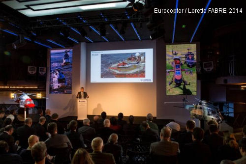 Eurocopter delivered 497 helicopters in 2013