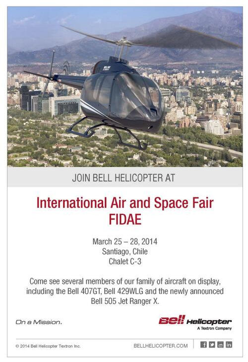 Bell Helicopter at FIDAE 2014