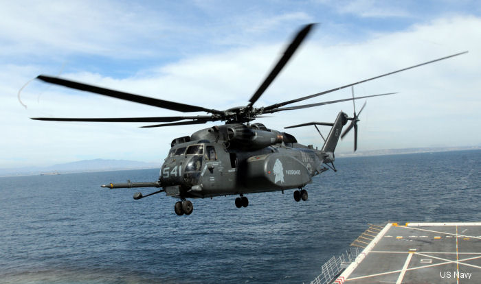 USS Anchorage supports HM-14 airborne mine countermeasures training, RIMPAC 2014