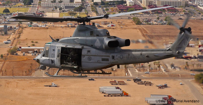 helicopter news December 2014 HMLA-267 Training in Arizona
