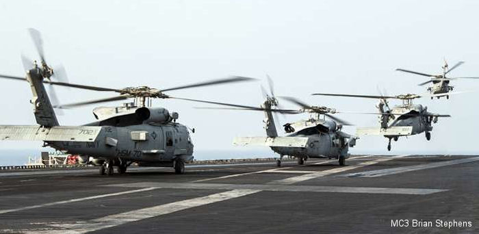 HSM-70 flew the <a href=/database/model/821/>MH-60R</a> Romeo Seahawk helicopter