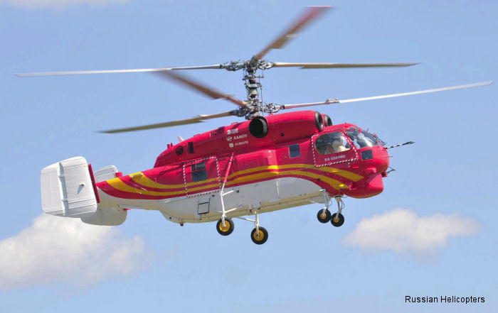 Russian Helicopters delivers two Ka-32A11BC helicopters to China