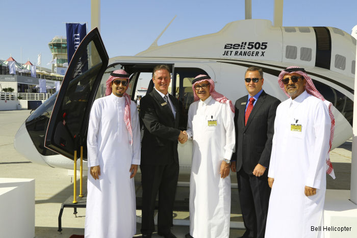 Bell Helicopter at Middle East MEBA 2014