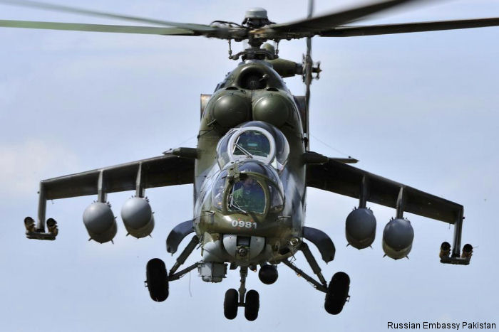 Russia to provide Mi-35 helicopters to Pakistan