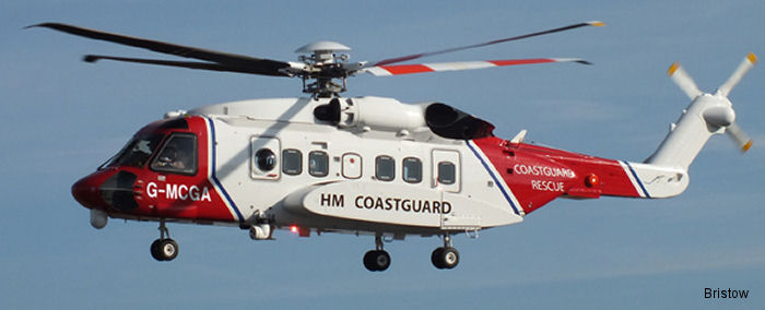 Milestone will provide Bristow 11 Sikorsky S-92 and one AW189 helicopters, a combined value of more US$420 million, for UK SAR services on behalf of the Maritime and Coastguard Agency (MCA) from 2015