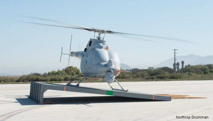 MQ-8C Fire Scout completes  slope testing 