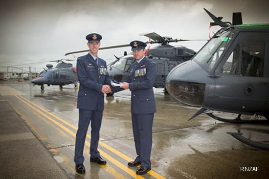 Change of command of 3 Squadron took place at RNZAF Base Ohakea