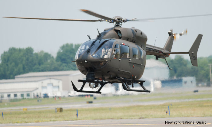 A New York Army National Guard UH-72 Lakota will participate in the maritime security exercise being conducted on Lake Ontario August 14-15