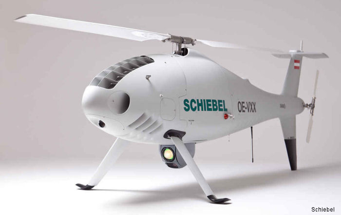 Schiebel Camcopter S-100 helps to save refugees in the Mediterranean Sea