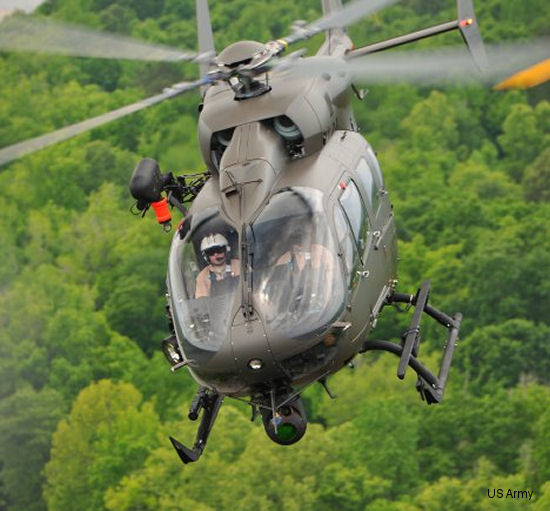 The UH-72A Lakota is a military variant of the Airbus Helicopters EC145