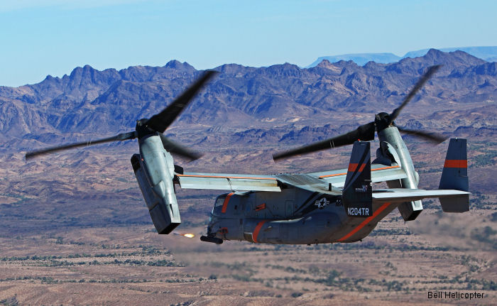 Bell Boeing Demonstrates Successful V-22 Osprey Forward-Firing Capability