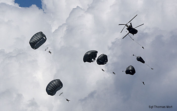 12th CAB New Chinooks Supports 173rd Airborne