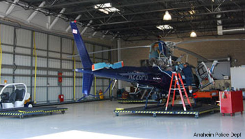 Vector Aerospace MRO for Anaheim Police AS350B2