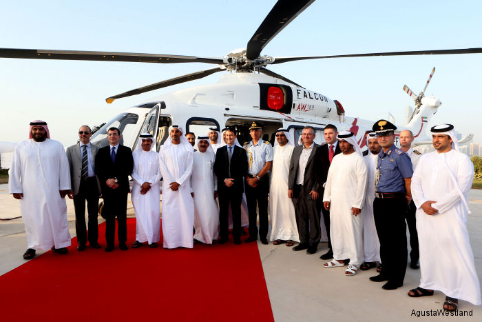 Falcon Aviation Services Takes Delivery of Two AW189 Helicopters