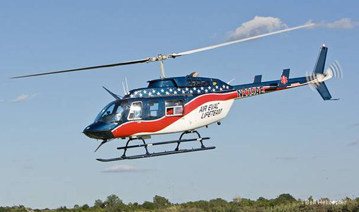 Four HEMS Bell 206L4 to Air Evac Lifeteam