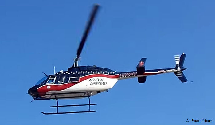 Eight Bell 206L-4s for AMGH Air Evac Lifeteam