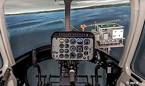 Frasca Simulator for Horizon Flight Academy