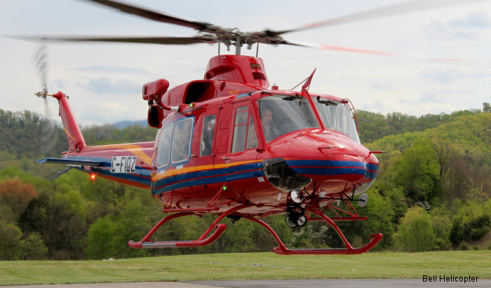 The First Bell 412EPI in China was delivered to Chongqing General Aviation (CQGA) to be used for fire-fighting missions.