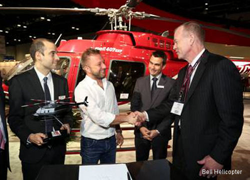 Bell Helicopter Italy Sold First Bell 407GX in Country