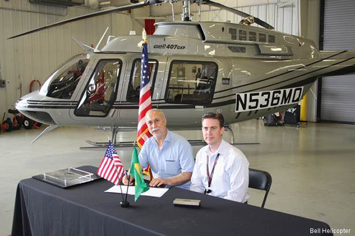 First Bell 407GXP in Brazil