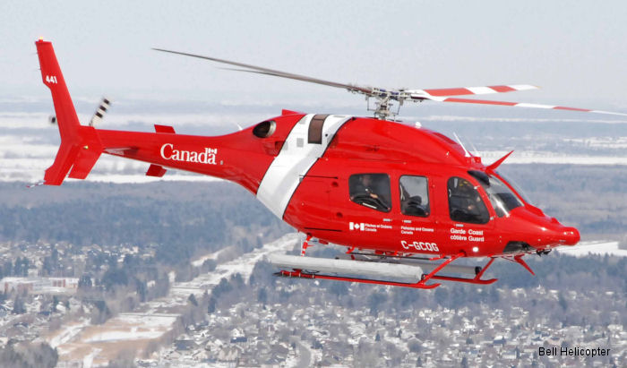 Canadian Coast Guard ordered 7 Bell 412EPI and received first of 15 Bell 429 awarded in May 2014