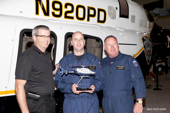 Bell Helicopter announced the final delivery of the fourth Bell 429 to the New York Police Department (NYPD) at the ALEA Expo in Houston Texas where the new helicopter was on display.