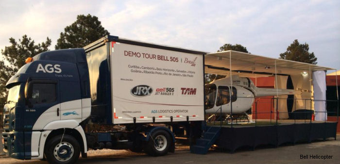 Bell 505 Jet Ranger X Travels South for Demo Tour