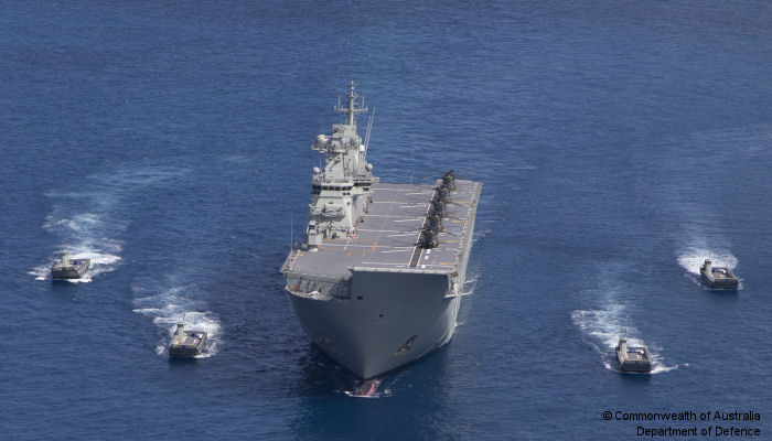 HMAS Canberra Initial Operational Capability