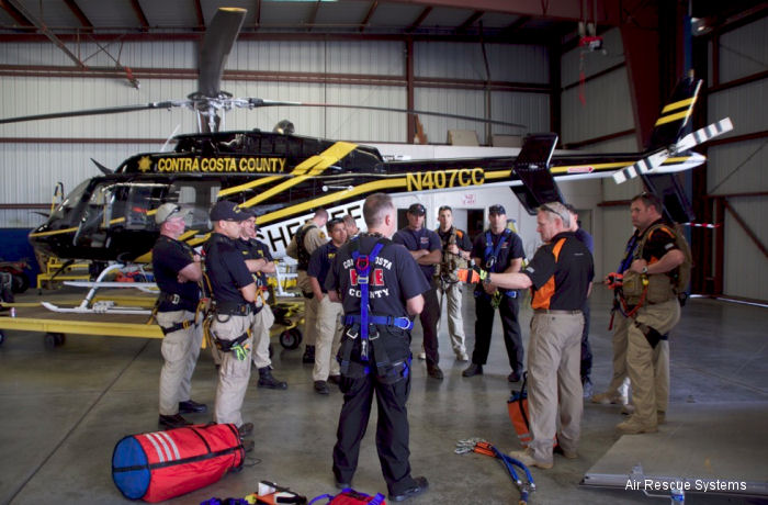 Contra Costa County Sheriff Office Short Haul Rescue Training