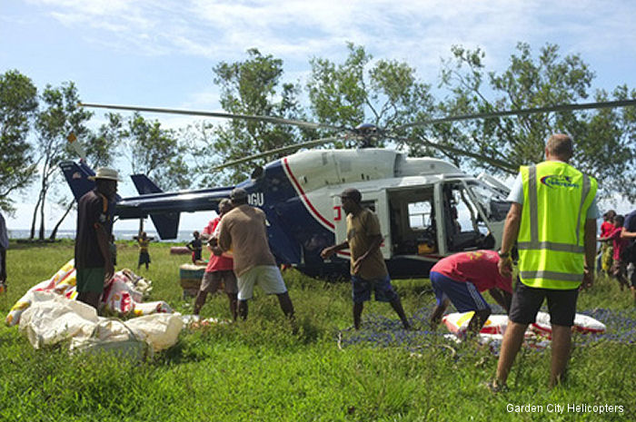 The Airbus Helicopters Foundation partnered with New Zealand operator Garden City Helicopters to provide aid in Vanuatu following tropical cyclone Pam