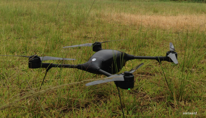 Heliwest Operates Lockheed Martin Indago Small Unmanned Quad Copter in Cyclone Pam Disaster Relief Efforts