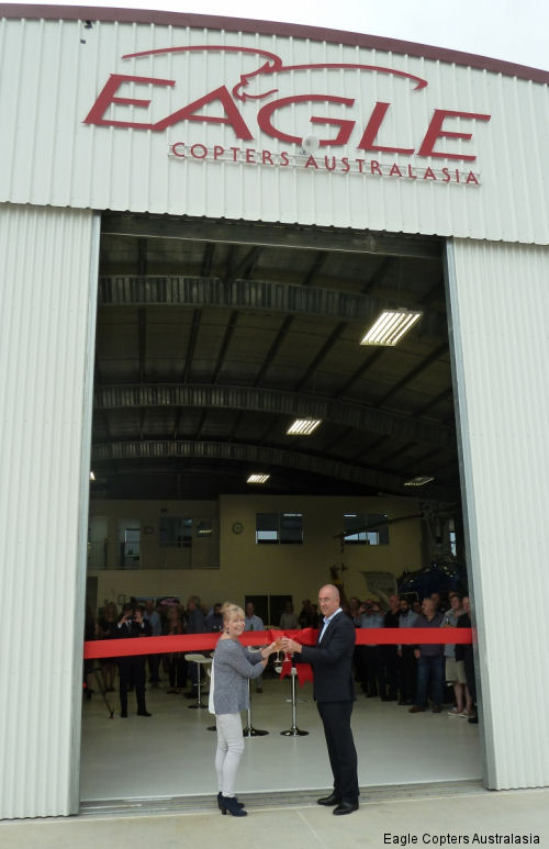 Eagle Copters Australasia officially opens new state-of-the-art maintenance and support facility