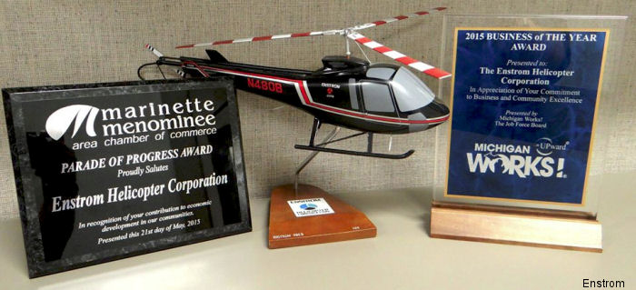 Enstrom Helicopter Wins Awards