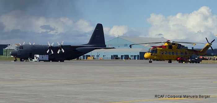 RCAF Rescues Eight Men Adrift on Ice Floe