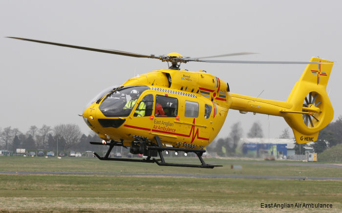East Anglian Air Ambulance Launch EC145T2