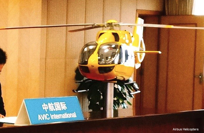 Guangzhou Police signed for one H145, the first of this type in China, to be delivered at the end of 2016 with searchlight, external hoist, rappelling ropes, cargo sling, Bambi Bucket and stretcher