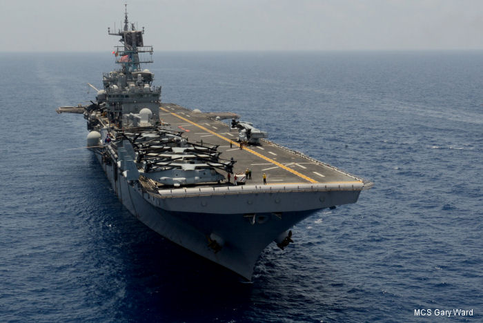 4,000 Sailors and Marines from the Iwo Jima Amphibious Ready Group (ARG) and 24th Marine Expeditionary Unit (MEU) completed a seven-month deployment being relieved by the Essex ARG and 15th MEU