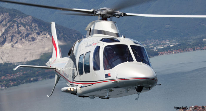 AgustaWestland GrandNew  on display at the LABACE exhibition