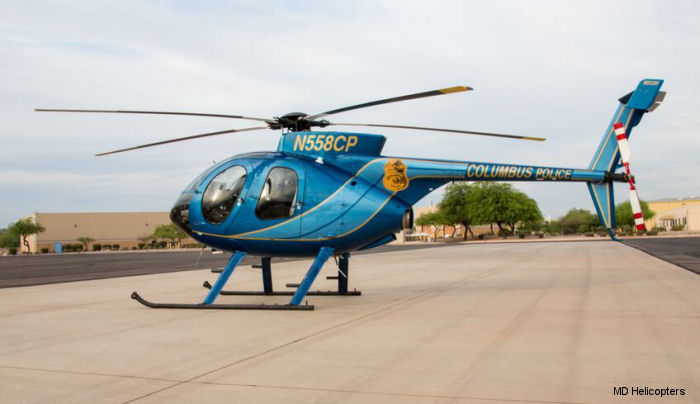 Columbus Police Aviation Unit Welcomes Back New Zero-time MD530Fs