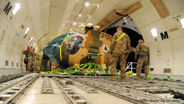 First Six MD530F Cayuse Warrior to Afghan Air Force