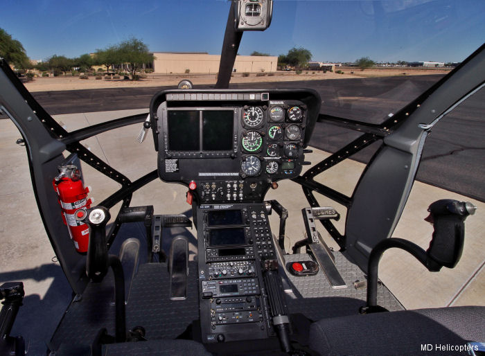 MD Helicopters MD530F cockpit