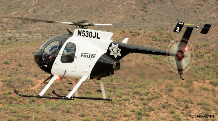 MD Helicopters (MDHI) announced the delivery of a new MD530F helicopter to the Las Vegas Metropolitan Police Department (LVMPD) Aviation Unit.