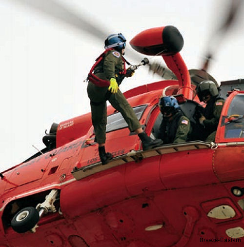 Breeze-Eastern Hoist for USCG MH-65